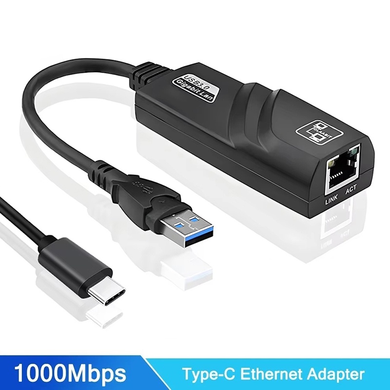 Power Over Ethernet - 10/100/1000 Mbps Kablolu USB 3.0 Type-C