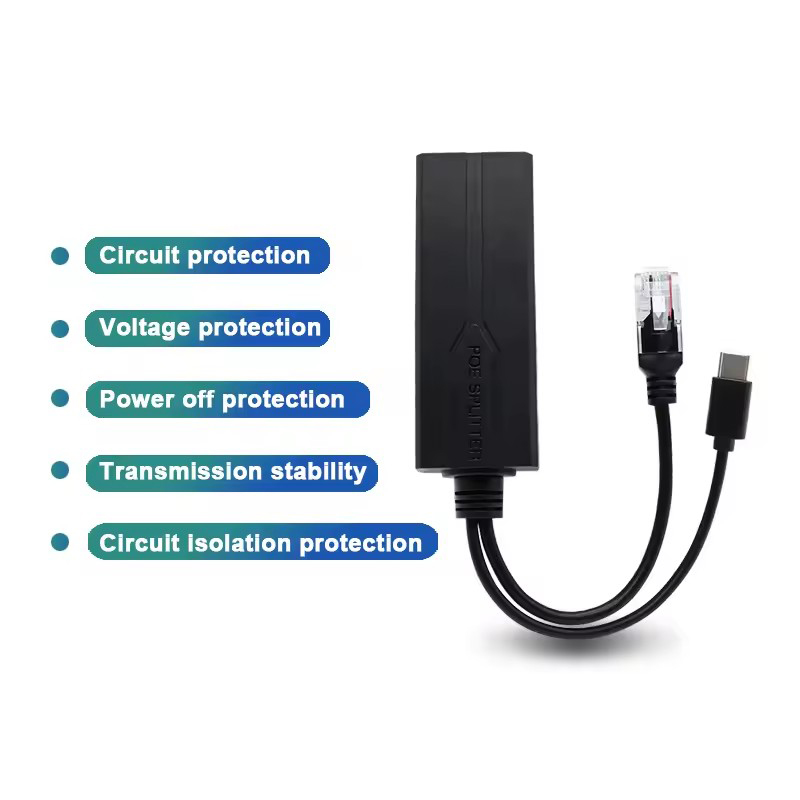 POE Splitter 48V ila 5V Mikro  - Power Over Ethernet incelemesi ve fiyatı